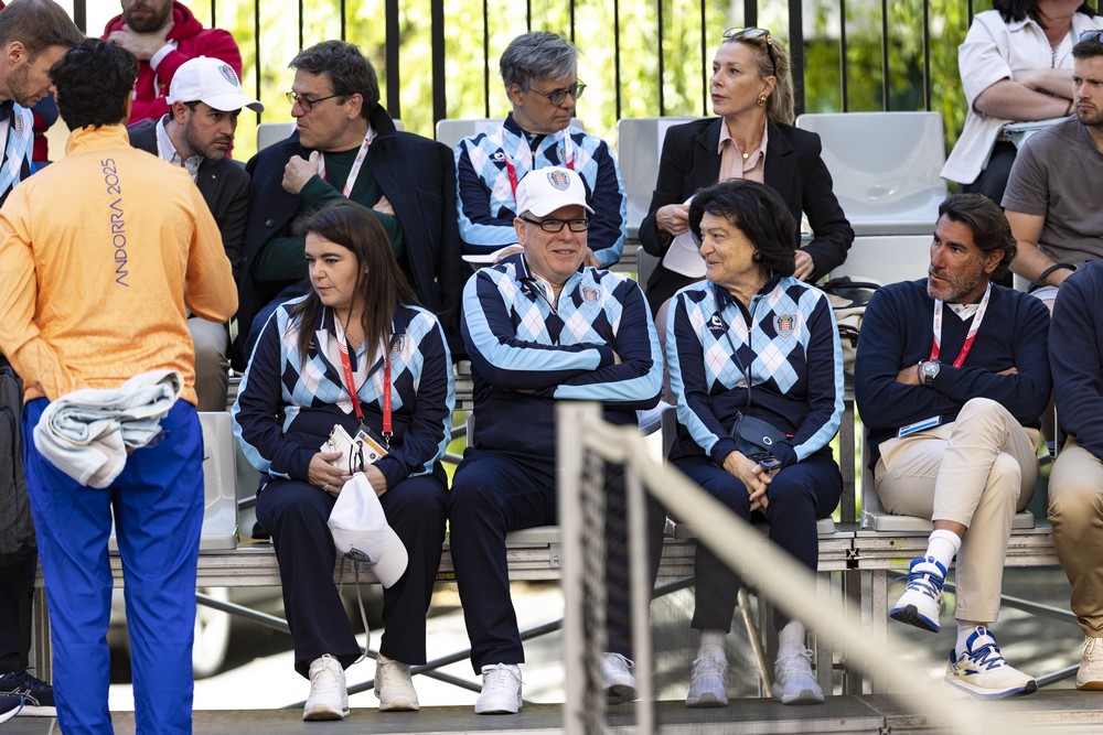 Prince Albert II au tennis
