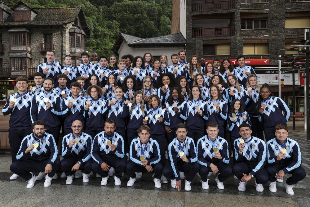 Medailles monegasques Andorre 2025