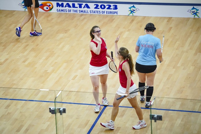 Camilla ZERBO et Natalia BERRIN squash Manu Vitali Direction de la Communication