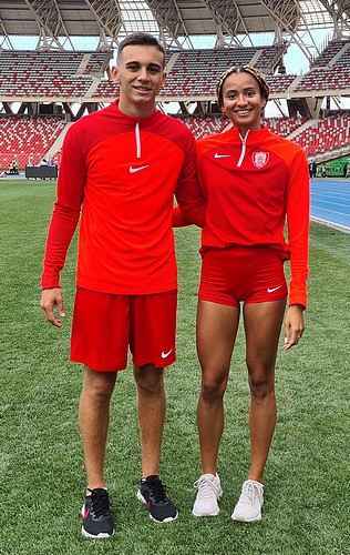 Kylian Vatrican et Marie Charlotte Gastaud athletisme Oran 2022 COM