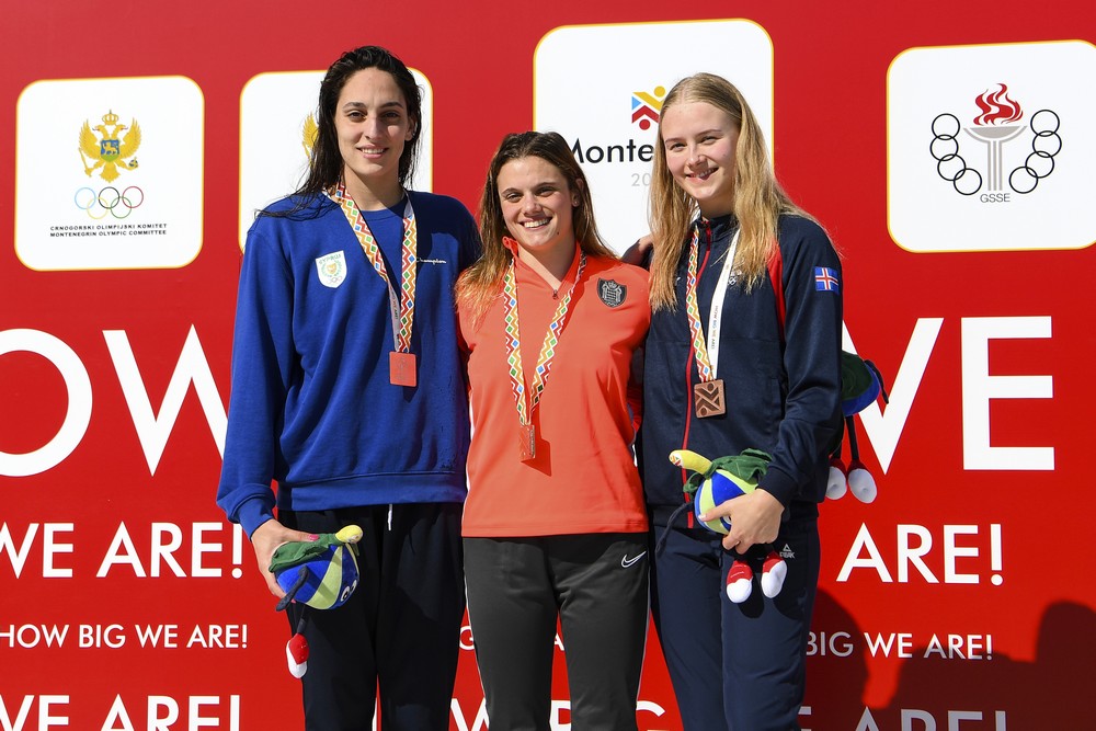 Cassandra PETIT or natation Montenegro 2019 Manu Vitali Direction de la Communication