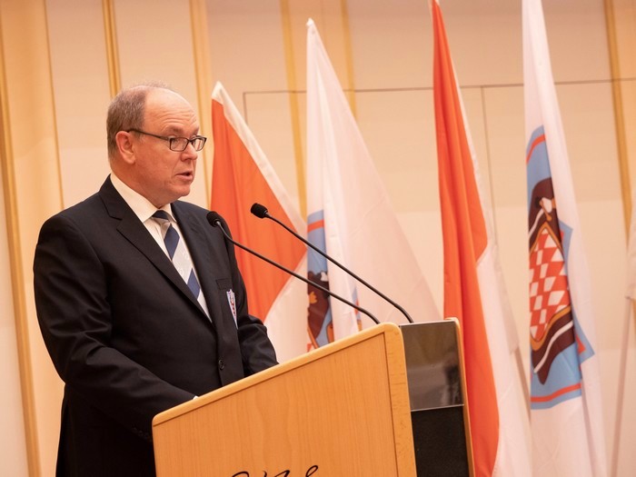 Prince Albert II discours Eric Mathon Palais princier 