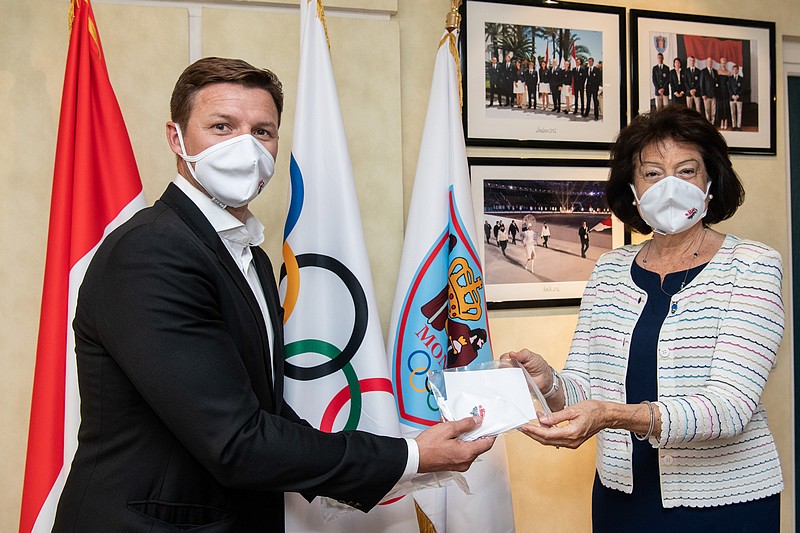 Remise masques Comit Olympique Mongasque