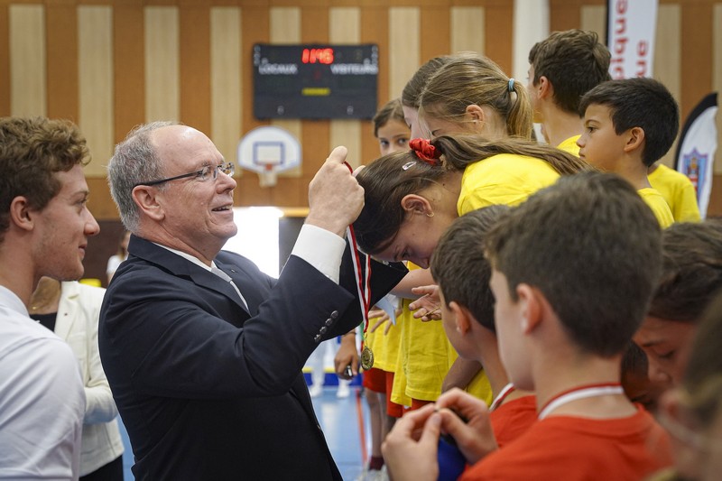 Journee olympique Prince Albert II recompenses Stephane Danna Direction de la Communication